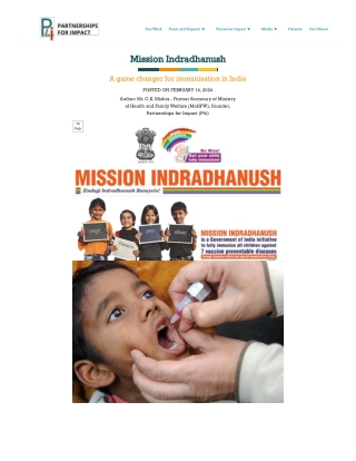 Mission Indradhanush: A game changer for immunisation in India