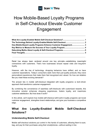how mobile based loyalty programs in self