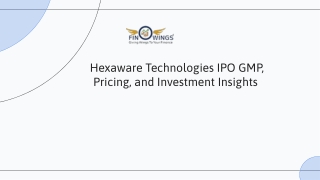 Hexaware Technologies IPO GMP, Price & Key Investment Insights