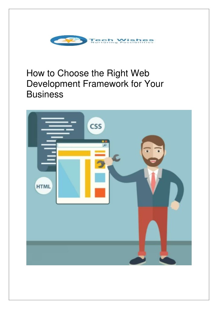 how to choose the right web development framework