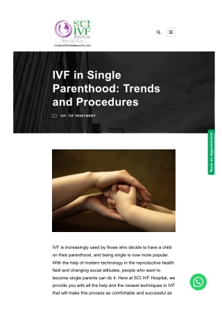 IVF in Single Parenthood Trends and Procedures