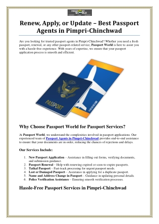 renew apply or update best passport agents