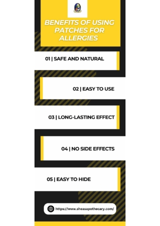 Benefits of Using Patches for Allergies