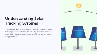 understanding solar tracking systems