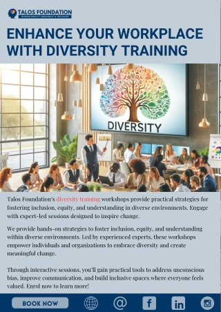 Enhance Your Workplace with Diversity Training