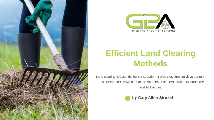 land clearing is essential for construction