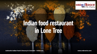 Indian food restaurant in Lone Tree