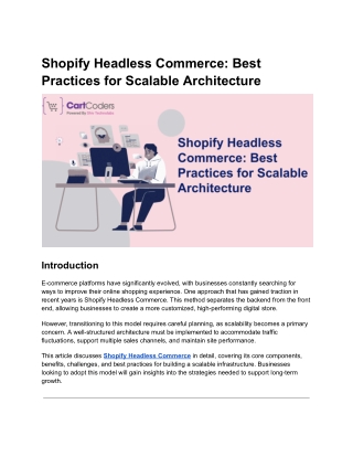 Shopify Headless Commerce_ Best Practices for Scalable Architecture