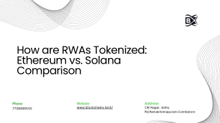 how are rwas tokenized ethereum vs solana
