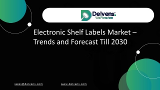 electronic shelf labels market trends