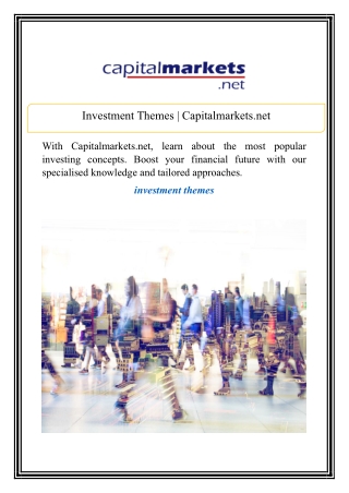 investment themes capitalmarkets net