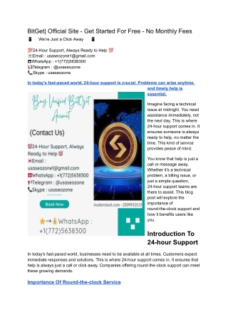bitget official site get started for free