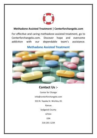 methadone assisted treatment centerforchangeks com