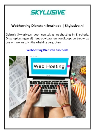 webhosting diensten enschede skylusive nl