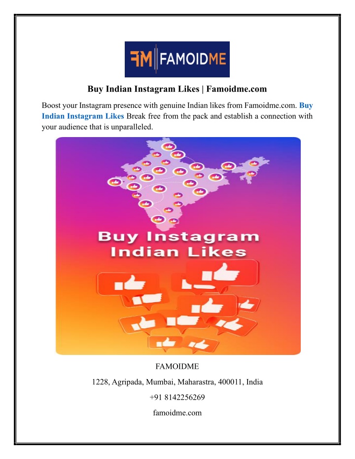 buy indian instagram likes famoidme com