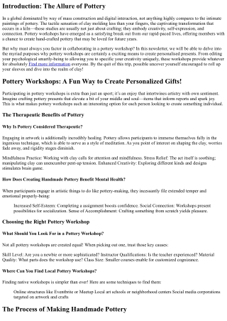 introduction the allure of pottery