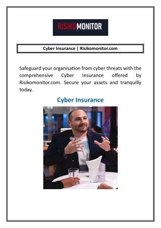 Cyber Insurance | Risikomonitor.com