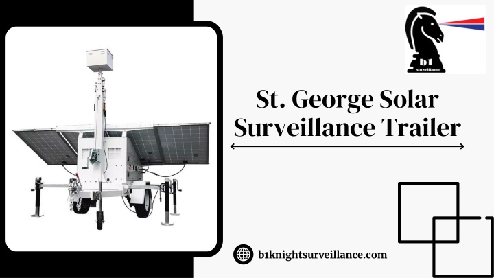 st george solar surveillance trailer