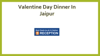 valentine day dinner in jaipur