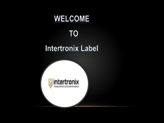 Tamper Evident Stickers Custom | Intertronix Label