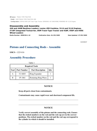 Caterpillar Cat D5M TRACK-TYPE TRACTOR (Prefix 3DR) Service Repair Manual Instant Download (3DR00001 and up)