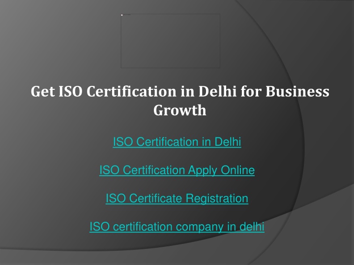 get iso certification in delhi for business growth