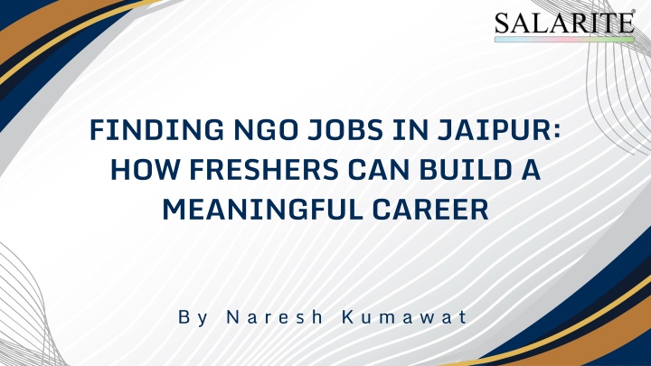 finding ngo jobs in jaipur how freshers can build