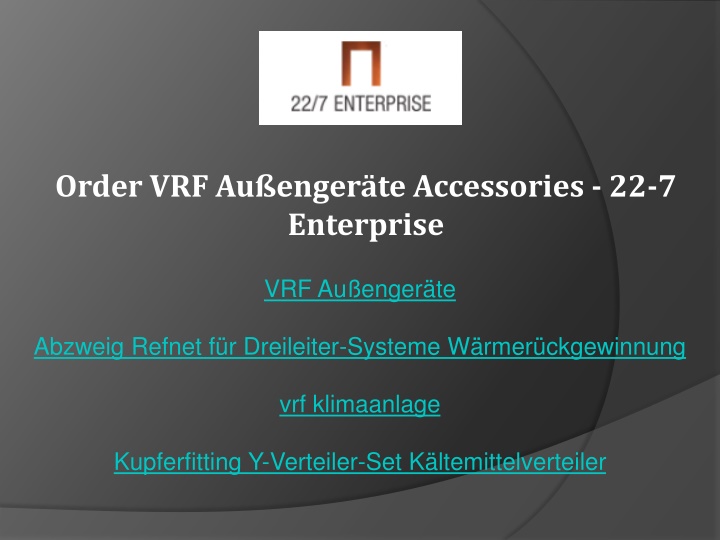 order vrf au enger te accessories 22 7 enterprise