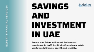 Maximize Your Wealth with Savings and Investment in UAE