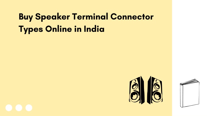 buy speaker terminal connector types online