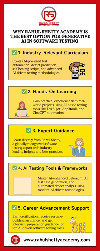 why rahul shetty academy is the best option