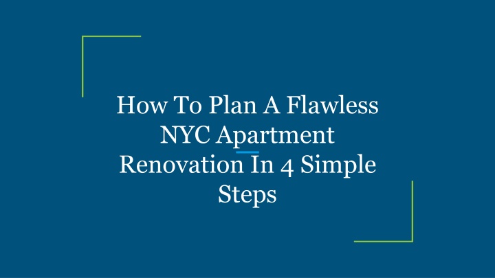 how to plan a flawless nyc apartment renovation in 4 simple steps