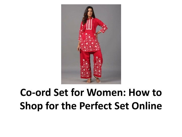 co ord set for women how to shop for the perfect set online