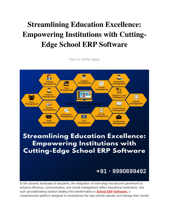 streamlining education excellence empowering