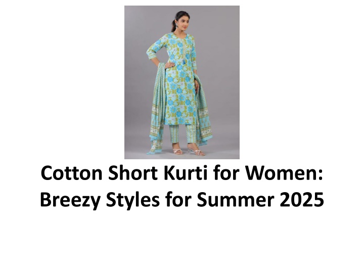 cotton short kurti for women breezy styles for summer 2025