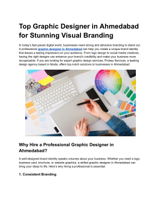 top graphic designer in ahmedabad for stunning