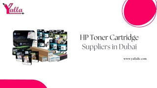 Hp toner cartridge suppliers in dubai