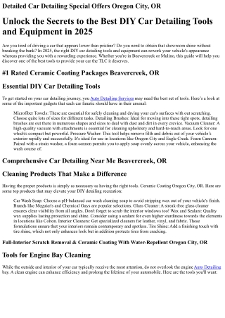 No.1 Ceramic Coating service For Old Cars Oregon City, OR