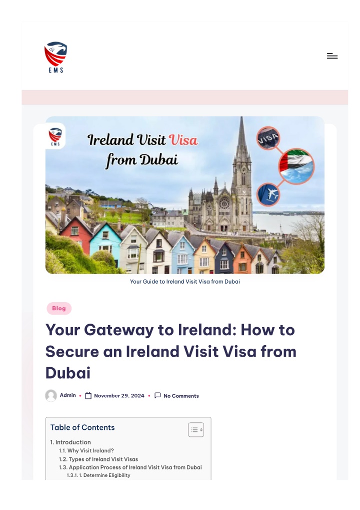 your guide to ireland visit visa from dubai