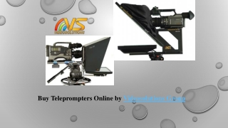 Buy Teleprompters Online video solutions