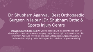 best orthopedic surgeon in jaipur
