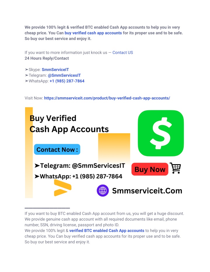 we provide 100 legit verified btc enabled cash