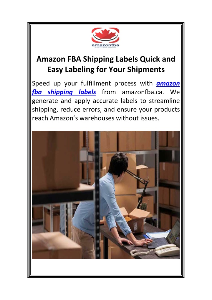 amazon fba shipping labels quick and easy