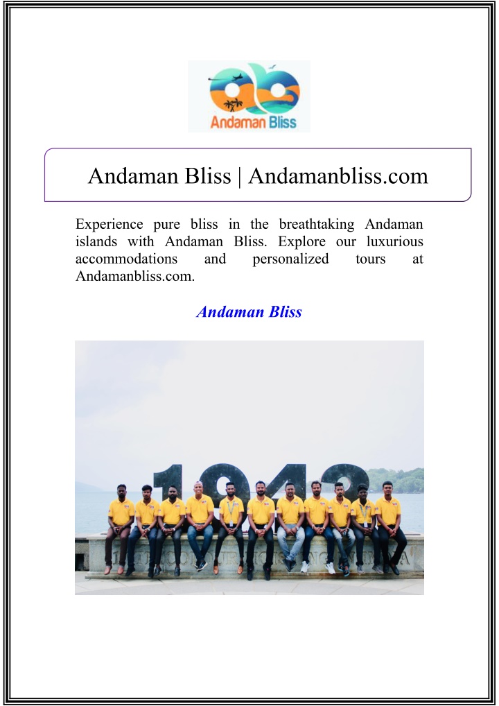 andaman bliss andamanbliss com