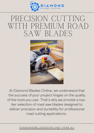 Buy Premium Road Saw Blades & Road Cutter Blades Online in Australia