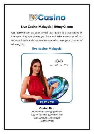 Live Casino Malaysia | B9myr2.com