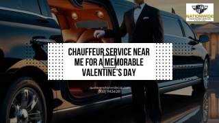 Chauffeur Service Near Me for a Memorable Valentines Day