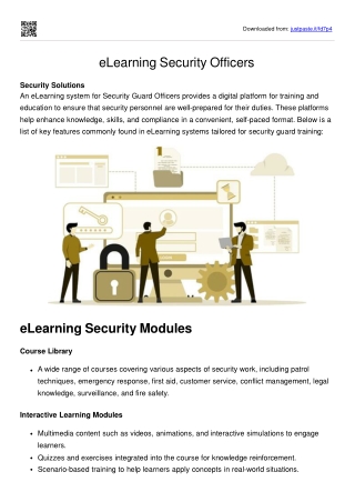 elearing  security officers  - ppt file