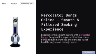percolator bongs online smooth filtered smoking