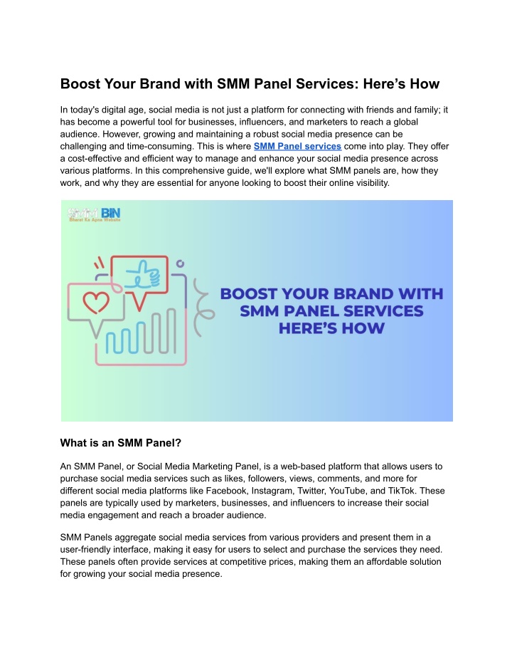 boost your brand with smm panel services here